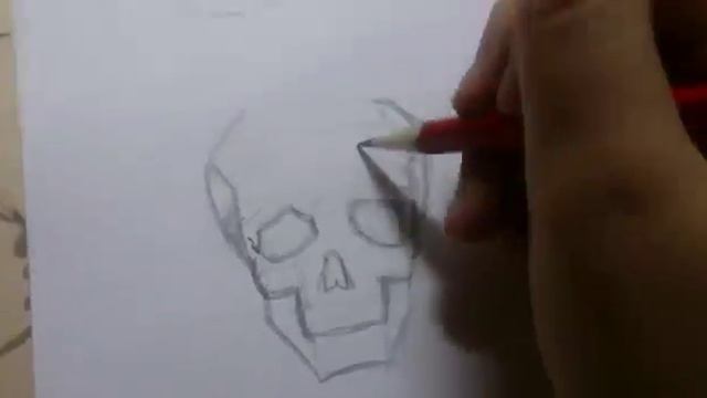 Рисую череп первый раз! смотреть онлайн