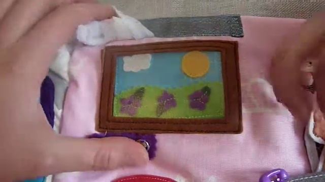 Сумка-домик развивающий для детей от 1 года из ткани и фетра смотреть онлайн