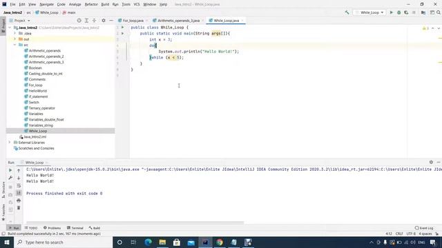 5.5 Оператор цикла do while смотреть онлайн
