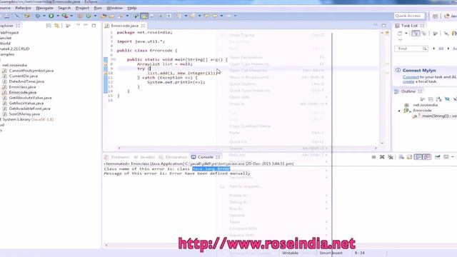 How to catch exception in Java? смотреть онлайн