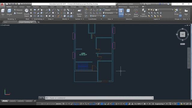 Making 3D Walls For 3D Building Project | AutoCAD 2D-3D Tutorial 2020 For Beginners смотреть онлайн