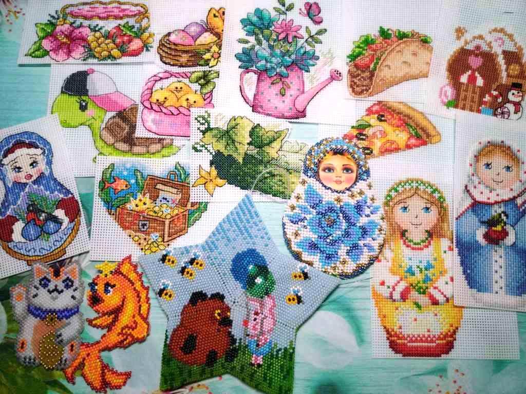 Итоги за лето 2023г. Вышивка и бисероплетение. смотреть онлайн