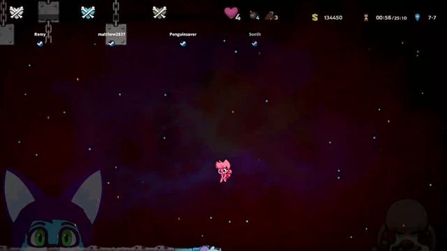Spelunky 2 Slow% Cosmic Ocean 4p with Remy, Penguinsaver, and Sonth to 7-18 смотреть онлайн