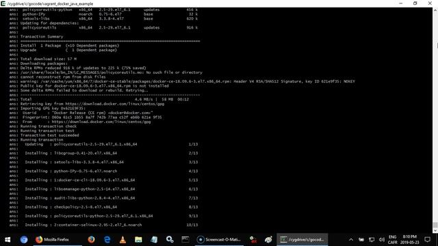 Demo: a Spring Boot application running in Docker persisting data смотреть онлайн