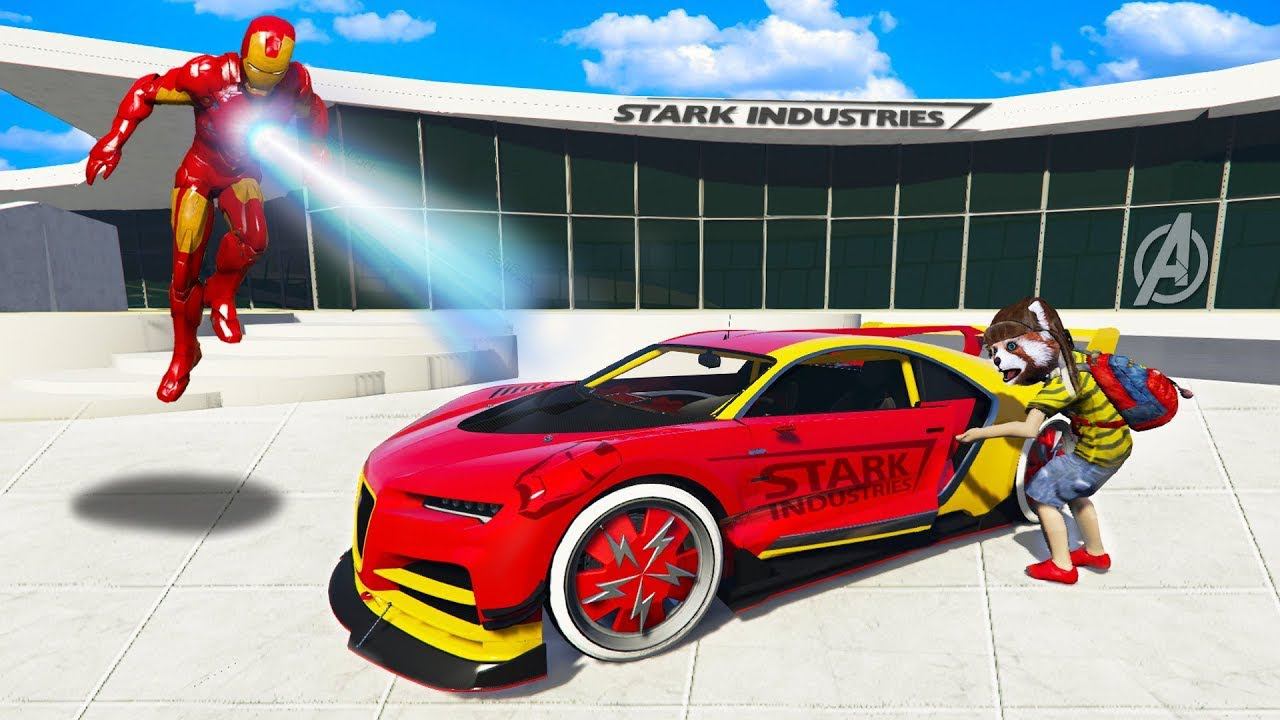 Угнали машину ЖЕЛЕЗНОГО ЧЕЛОВЕКА с Старшим БРАТОМ в ГТА 5 РП! смотреть онлайн