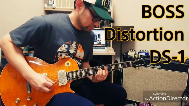 BOSS Distortion DS-1 made in Japan (with Les Paul ) смотреть онлайн