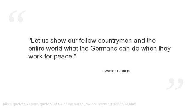 Walter Ulbricht Quotes смотреть онлайн