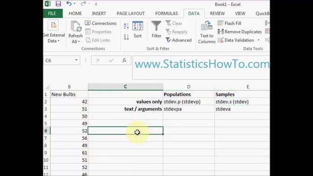 What std deviation to use in Excel? смотреть онлайн