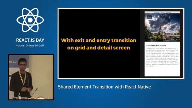Narendra Shetty - Shared Element Transition with React Native - ReactJS Day 2017 смотреть онлайн