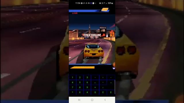 Asphalt 3 Brew port gameplay (Melange emulator) смотреть онлайн