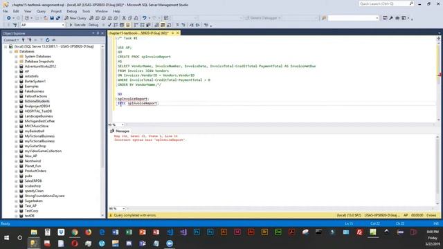 SQL Server Stored Procedures without parameters смотреть онлайн