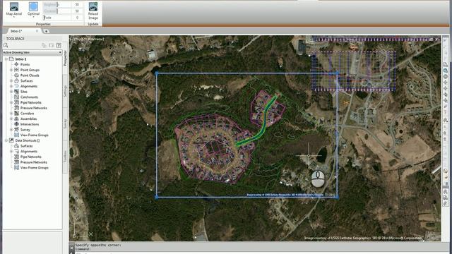 Aerial Images in Civil 3D 2015 смотреть онлайн