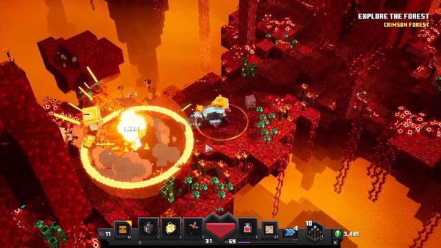 💥 GHAST, SLAYER CROSSBOW, CRIMSON FOREST SECRET! - Minecraft Dungeons: Flames of The Nether DLC Ep. смотреть онлайн