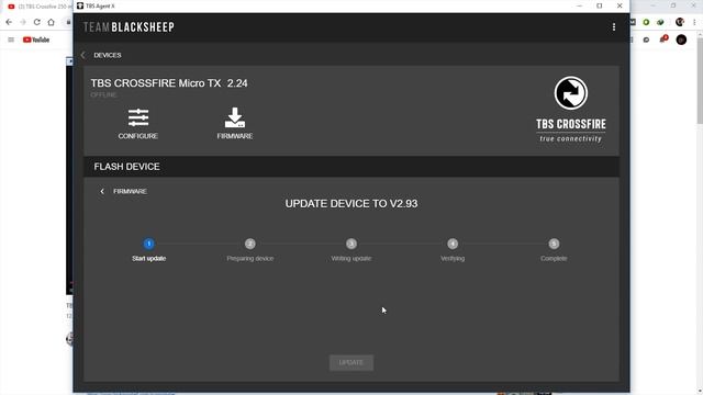 Upgrade firmware 2.93 TBS CROSSFIRE MICRO TX смотреть онлайн