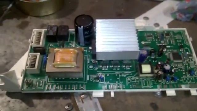 Ремонт модуля управления. Стиральная машина Аристон смотреть онлайн