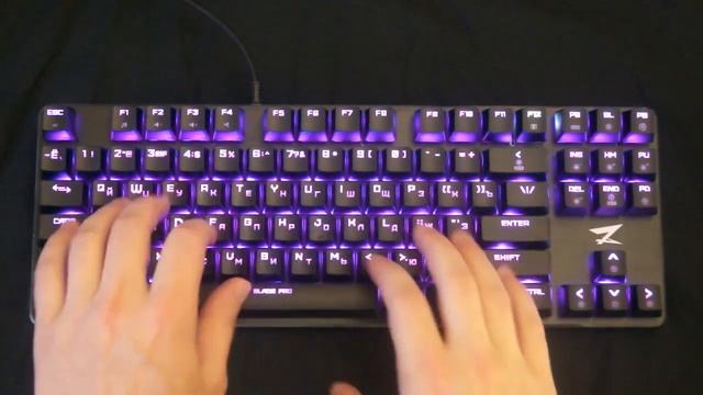 Клавиатура ZET Blade PRO - звук клавиш смотреть онлайн