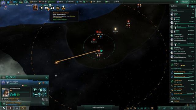 Tok plays Stellaris: Synthetic Dawn - UNE Ep. 12 - A New Enemy смотреть онлайн