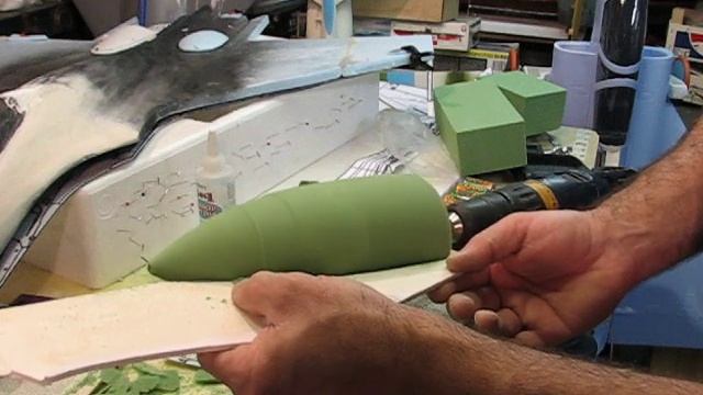 Making a foam nose for an RC Su-33 part 2 смотреть онлайн