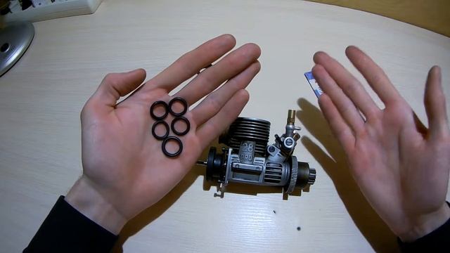 Уплотнение выхлопной трубы с блоком цилиндра нитро ДВС смотреть онлайн