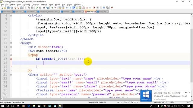 PHP Tutorial: insert and view data from mysql database смотреть онлайн