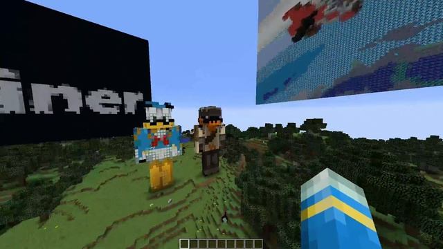 Turn images into pixel art in Minecraft using Pixel Printer Plugin смотреть онлайн