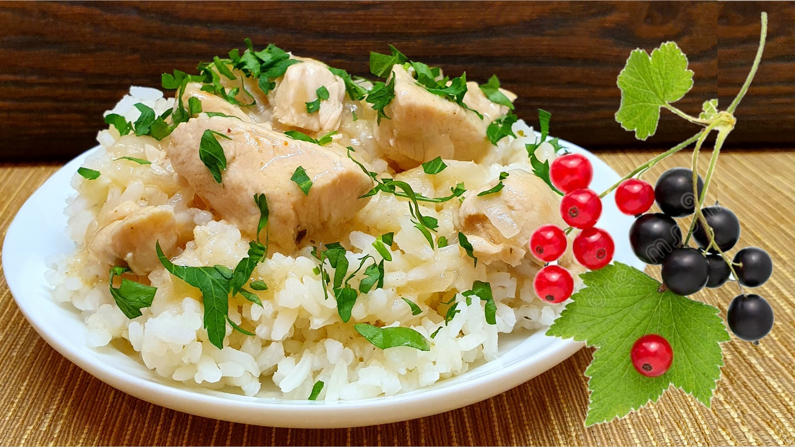 Куриная грудка Рецепт в ягодном маринаде На сковороде