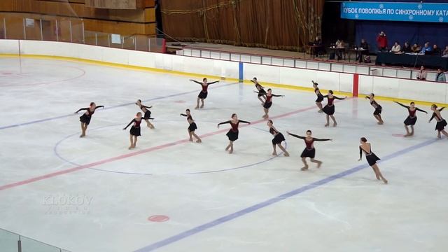 Команда " МИЛЛЕНИУМ" Синхронное фигурное катание на коньках 2018. смотреть онлайн