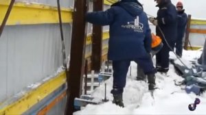 Монтаж ветрозащиты