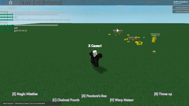 Roblox Gaster Script