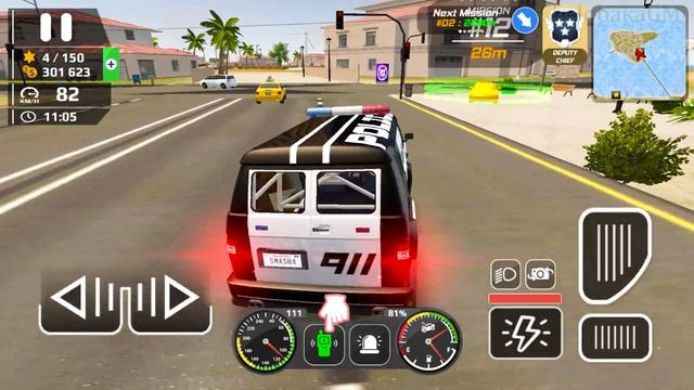 Police Officer Chase Simulator - Real Police Car Driving 3D #4 - Gameplay Android смотреть онлайн