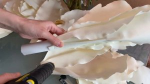 ПИОН ИЗ ФОАМИРАНА МК\ DIY\Своими руками от А до Я. Большой цветок.Так сможет каждый