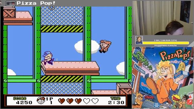 Проходим Double Dragon 2: The Revenge и Pizza Pop! NES СТРИМ смотреть онлайн