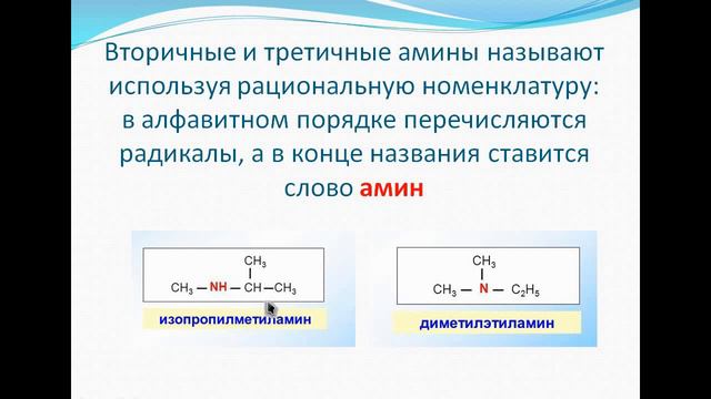 Урок по теме Амины смотреть онлайн