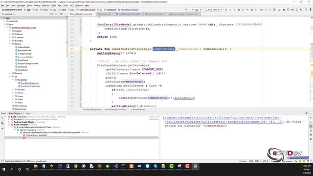 Kotlin Android Tutorial - New Eat It part 9 Rating Food смотреть онлайн