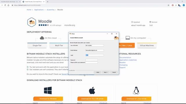 003 Installling Moodle git ir смотреть онлайн