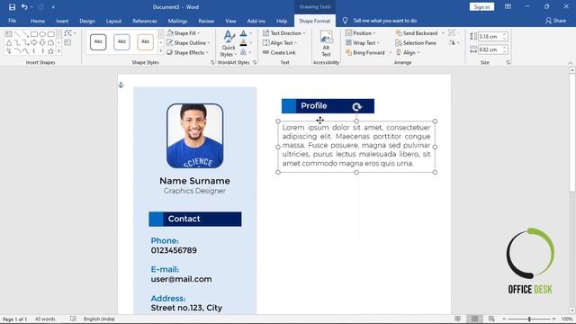 Resume Design in MS Word | Microsoft Word CV Design Tutorial смотреть онлайн