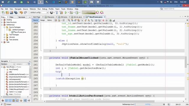 How to set jTable selected Row data into jTextField смотреть онлайн