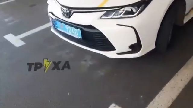 В Харькове патрульные припарковались под знаком Стоянка для инвалидов с разметкой "Такси" смотреть онлайн