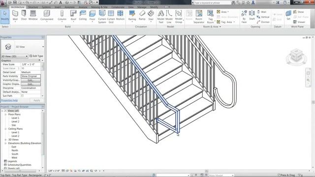 03 Railing Enhancements Modifying Railing Extensions смотреть онлайн