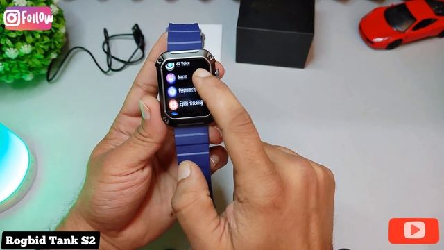Ambrane Stud 1.85" most durable Rugged smartwatch unboxing & review смотреть онлайн