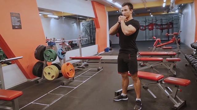 361 подводящее упражнение присяд на скамье