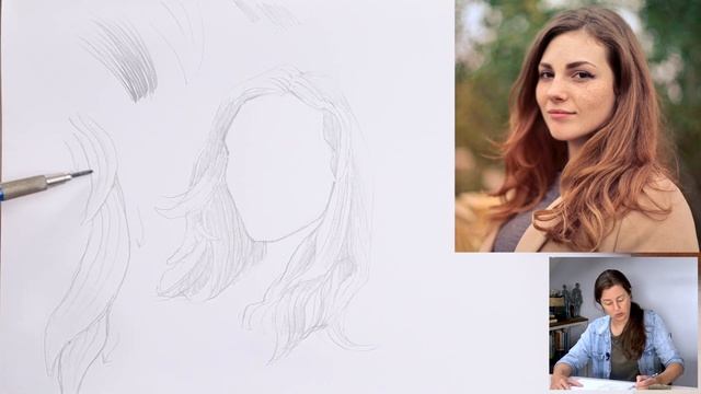 How To Draw Hair - Easy Drawing Tutorial For Beginners смотреть онлайн