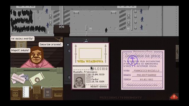Papers, Please - Odcinek 6 - Inspektor [Napisy PL / Spolszczenie] смотреть онлайн