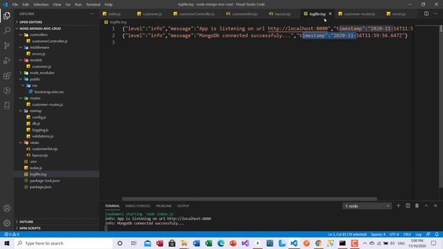 Complete Node.js Express MongoDB CRUD -| EJS Template MVC смотреть онлайн