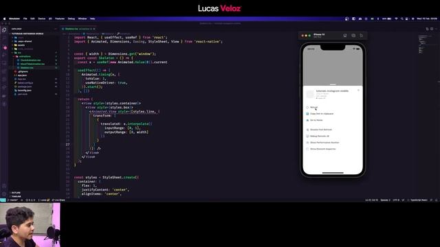 como fazer SKELETON/SHIMMER do zero no React Native смотреть онлайн