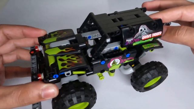 LEGO TECHNIC 42118 Monster Jam GRAVE DIGGER And OFF ROAD BUGGY Speed Build #LegoTechnic #LegoBuild