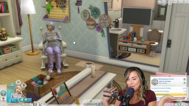 Sims 4 Nifty Knitting Let's Play, Episode 1! First Look Review xameliax смотреть онлайн