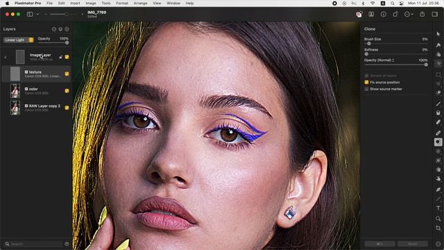 Частотное разложение в Pixelmator Pro (eng Sub)