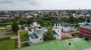 Город Муром с высоты птичьего полета.