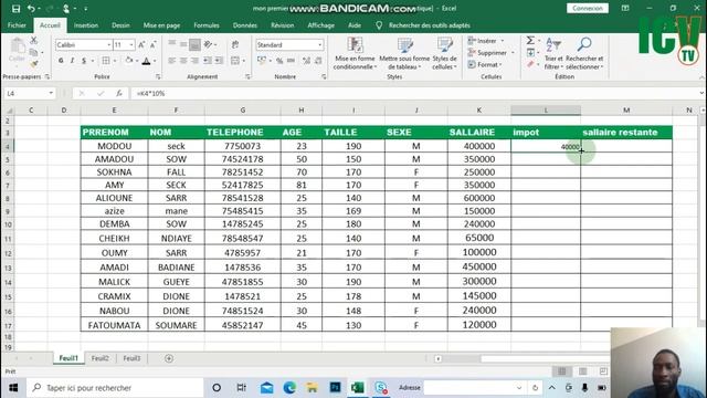 COURS EXCEL_ICV_EN WOLOF смотреть онлайн
